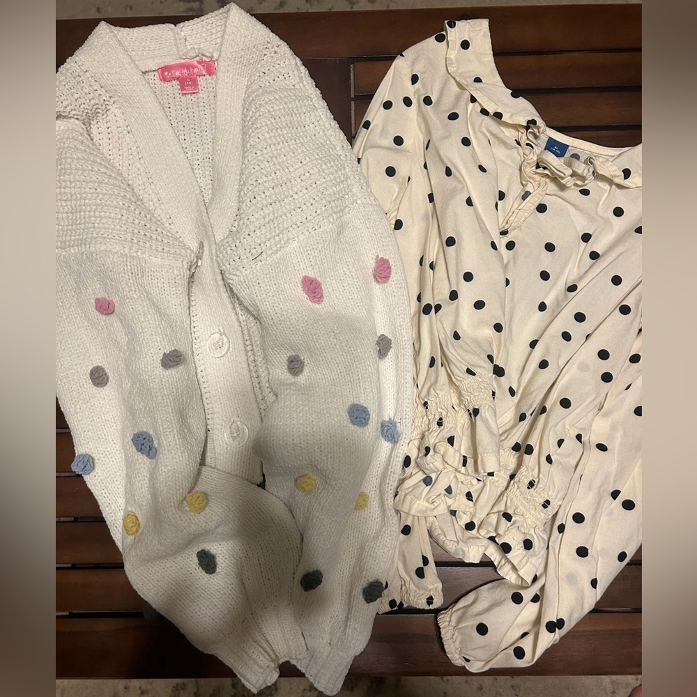 Girls Size 14 Sweater and Long Sleeve Tops